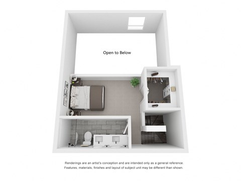 Floor plan for 2 beds, 2 baths, 1366 sqft